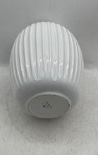 Load image into Gallery viewer, Kahler Hans Christian Bauer White Ribbed Collectible Ceramic Home Decor Vase
