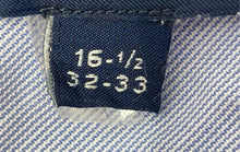 Load image into Gallery viewer, Tommy Hilfiger Mens Light Blue Long Sleeve Collared Dress Shirt Size 16.5 32-33

