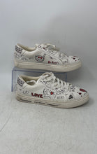 Load image into Gallery viewer, Hey Girl Womens Supernova White Printed Leather Lace-Up Sneaker Shoes Size 10
