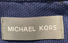 Load image into Gallery viewer, Michael Kors Mens Blue Airsoft Stretch Regular Fit Dress Shirt Size 18
