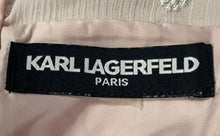 Load image into Gallery viewer, Karl Lagerfeld Paris Womens Pink Sleeveless Flounce Hem Back Zip Mini Dress Sz S
