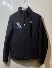 Load image into Gallery viewer, The North Face Womens Apex Barrier Black White Embroidered Soft Shell Jacket M
