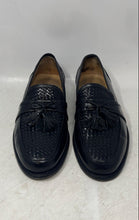 Load image into Gallery viewer, Johnston &amp; Murphy Mens Black Tassel Round Toe Slip-On Loafer Shoes Size 9 M
