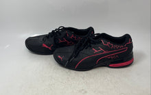 Load image into Gallery viewer, Puma Womens Tazon 6 193611-01 Black Red Low Top Lace-Up Sneaker Shoes Size 9.5

