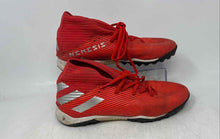 Load image into Gallery viewer, Adidas Mens Nemeziz 19.3 Turf Silver Red Lace-Up Soccer Shoes Size 7.5
