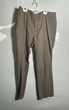 Load image into Gallery viewer, Alfani Mens Taupe Flat Front Slash Pocket Straight Leg Dress Pants Size 38x30
