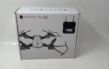 Load image into Gallery viewer, Unonu 300w Silver Black Drone Quadcopter With Remote Controller Not Tested
