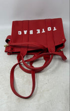Load image into Gallery viewer, The Tote Bag Womens Red Leather Detachable Strap Top Handle Mini Tote Bag
