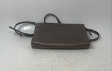 Load image into Gallery viewer, Michael Kors Womens Brown Saffiano Leather Adjustable Strap Crossbody Handbag
