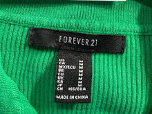 Load image into Gallery viewer, Forever 21 Womens Green Short Sleeve Collared Pullover Cropped Polo Shirt Size M
