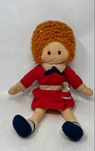 Load image into Gallery viewer, Knickerbocker Vintage Style 1982 Yarn Hair Little Orphan Annie Rag &amp; Cloth Doll

