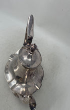 Load image into Gallery viewer, Vintage Antique Silver Tone Plymouth Side Handle Tea Coffee Pot With Lid
