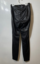 Load image into Gallery viewer, Zara Womens Black Flat Front Side Zip Skinny Leg Trouser Pants Size XS
