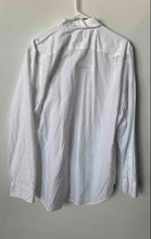 Load image into Gallery viewer, Psycho Bunny Mens White Cotton Long Sleeve Collared Button-Up Shirt Size Large

