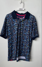 Load image into Gallery viewer, Robert Graham Mens Multicolor Printed Short Sleeve Polo Shirt Size Large
