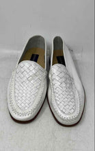 Load image into Gallery viewer, Giorgio Brutini Mens Apollo White Woven Leather Slip-On Loafer Shoes Size 8.5EE
