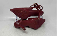 Load image into Gallery viewer, Kenneth Cole Womens Raquel Red Leather Pointed Toe Slingback Heels Size 6.5 M
