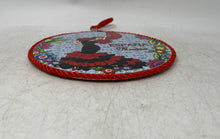 Load image into Gallery viewer, Espana Madrid Spanish Flamenco Dancer Ceramic Decorative Trivet With Rope Hanger
