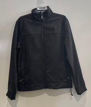 Load image into Gallery viewer, Kenneth Cole Reaction Mens Black Long Sleeve Stand Collar Full-Zip Jacket Size M
