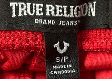 Load image into Gallery viewer, True Religion Womens Red Flat Front Drawstring Bootcut Leg Sweatpants Size S/P
