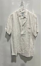 Load image into Gallery viewer, Brooks Brothers Mens White Short Sleeve Regular Fit Button-Up Shirt Size M
