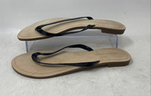 Load image into Gallery viewer, Saks Fifth Avenue Womens Black Beach Slip-On Open Toe Flip Flop Sandals Size 6M

