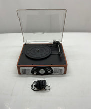 Load image into Gallery viewer, 1byone Audio Belt Drive Stereo Turntable With Speakers &amp; Power Cord Not Tested
