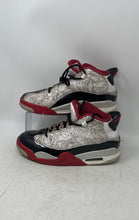 Load image into Gallery viewer, Nike Kids Air Jordan Dub Zero DV1360-160 White Red Black Sneaker Shoes Size 7Y
