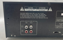 Load image into Gallery viewer, Kenwood KX-69W Black Stereo Dual Tape Home Audio Double Cassette Deck Not Tested
