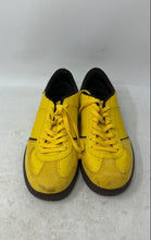Load image into Gallery viewer, Zara Womens Yellow Black Leather Lace-Up Low Top Sneakers Shoes Size EUR 38
