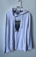 Load image into Gallery viewer, Karl Lagerfeld Mens White Pockets Long Sleeve Pullover Hoodie Size XL
