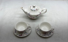 Load image into Gallery viewer, Shabby Chic Teaware Collection Multicolor Floral Print Porcelain Tea Set
