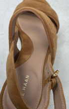 Load image into Gallery viewer, Cole Haan Womens Aislin Brown Open Toe Wedge Heel Slingback Sandals Size 7.5B
