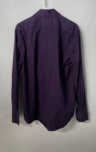 Load image into Gallery viewer, Express Mens 1MX Purple Cotton Blend Long Sleeve Collared Dress Shirt Size Large
