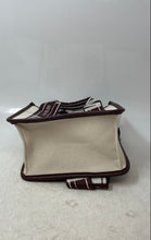 Load image into Gallery viewer, Steve Madden Womens Ivory Brown Inner Pockets Adjustable Strap Crossbody Bag
