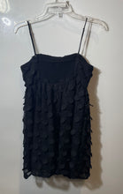 Load image into Gallery viewer, Forever 21 Womens Black Textured Polka Dot Spaghetti Strap Mini Dress Size Small

