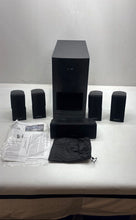 Load image into Gallery viewer, Dynatecmedia DT-500 Black 5.1 Channel Home Theater System With Box Not Tested
