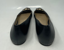 Load image into Gallery viewer, Authentic Tory Burch Womens Gigi Black Leather Slip-On Ballet Flats Size 11 M
