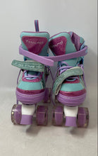 Load image into Gallery viewer, Fotoumgl Kids FO-RSG-M Purple Adjustable Strap Lace-Up Roller Skates Size 2Y-4Y
