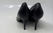 Load image into Gallery viewer, Calvin Klein Womens Greta Black Leather Slip-On Pointed Toe Pump Heels Size 6M
