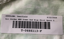 Load image into Gallery viewer, Air Jordan Mens Green &amp; Blue Tie Dye Crew Neck Short Sleeve Sport T-Shirt Sz XL
