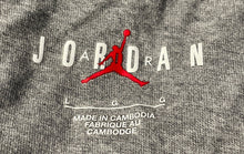 Load image into Gallery viewer, Jordan Mens Gray Air Stretch Short Sleeve Crew Neck Pullover T-Shirt Size Large

