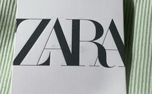 Load image into Gallery viewer, Zara Girls Light Green Ribbed Ruffle Sleeve Pullover T-Shirt Sz 13-14 With Tags
