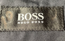 Load image into Gallery viewer, Hugo Boss Mens Black Wool Notch Lapel Long Sleeve Button Front Overcoat Size 52
