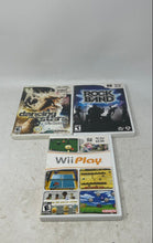 Load image into Gallery viewer, Set Of 3 Pcs Rock Band Dancing With The Stars &amp; Wii Play Video Games For Console
