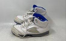 Load image into Gallery viewer, Nike Kids Air Jordan 5 Retro 440889-140 White Blue Sneaker Shoes Size 1.5Y
