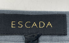 Load image into Gallery viewer, Authentic Escada Womens Gray Back-Zip Straight &amp; Pencil Skirt Size EUR 44
