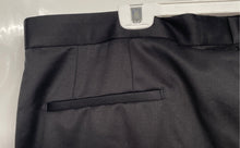 Load image into Gallery viewer, Boss Mens Black Flat Front Slash Pockets Straight Leg Dress Pants Size 42R
