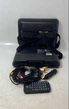 Load image into Gallery viewer, RCA Model DRC6296 Black 9" Screen Twin Mobile DVD Player System In Case Untested
