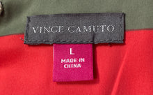 Load image into Gallery viewer, Vince Camuto Womens Multicolor Colorblock Sleeveless Back-Zip Mini Dress Size L
